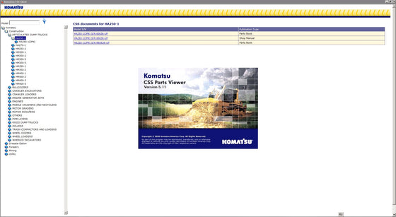 Buy Komatsu EPC + Service manuals Linkone CSS Parts Viewer 5.11 USA+ EU + JAPAN 2022/2018 Offline version (1 PC) with remote installation via TeamViewer.  Price - 90$. Installation for 1 PC. Parts catalog - Komatsu Parts Catalog + Service manuals 2022/2018 Offline version (1 PC), digital version, fast delivery and installation.